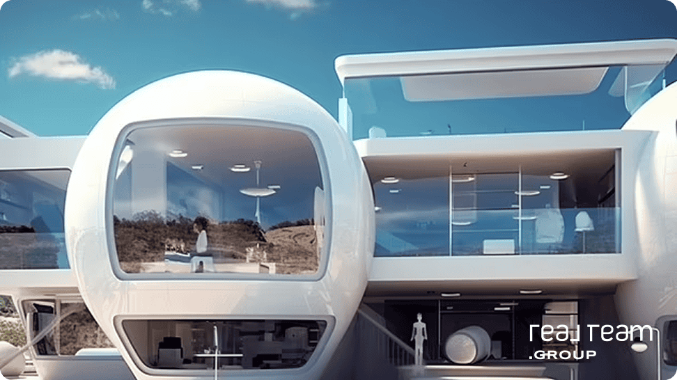 Future homes will be equipped with entertainment 'pods'